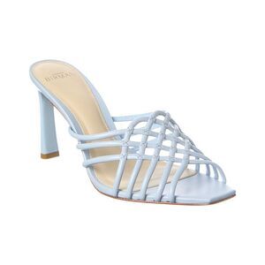 Alexandre Birman Linda Tresse Leather Sandal, Blue